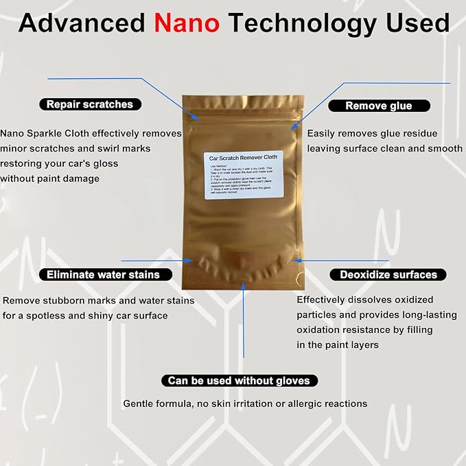 NanoSparkle Cloth for Car Scratches, 2025 Upgrade Nano Sparkle Cloth Car - Image 3