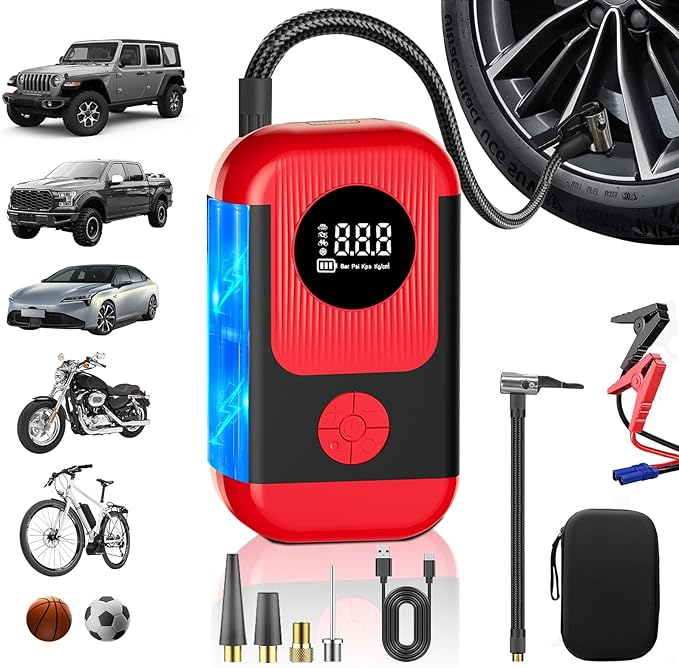 Tire Inflator Portable Air Compressor by Unknown