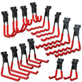 3-H Slatwall Accessories 14 Pack, Slatwall Hooks & Hangers 7 Sizes, Slat Wall by 3-H