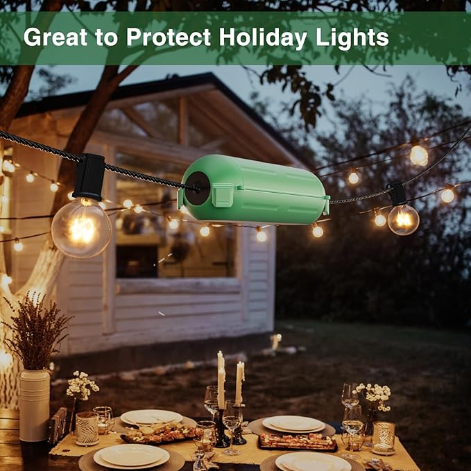 Flemoon Outdoor Extension Cord Safety Cover, IP44 Waterproof Connection - Image 5