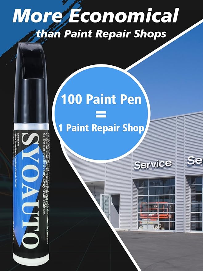 SYOAUTO Black Touch Up Paint for Cars, Auto Touch Up Paint Black Scratch Repair - Image 4