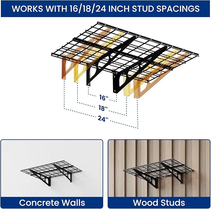 FLEXIMOUNTS 2-Pack 2x6ft Garage Shelving - Image 4
