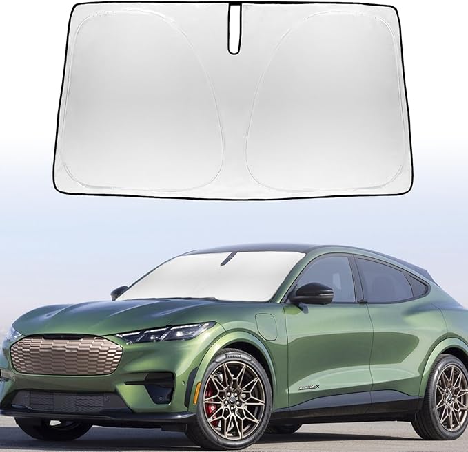 for 2026 Mustang Mach-E Windshield Sunshade Sun Shade-for 2021-2025 Ford by SLOGENTO