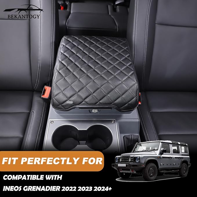 Car Armrest Box Cover Protector Compatible - Image 7
