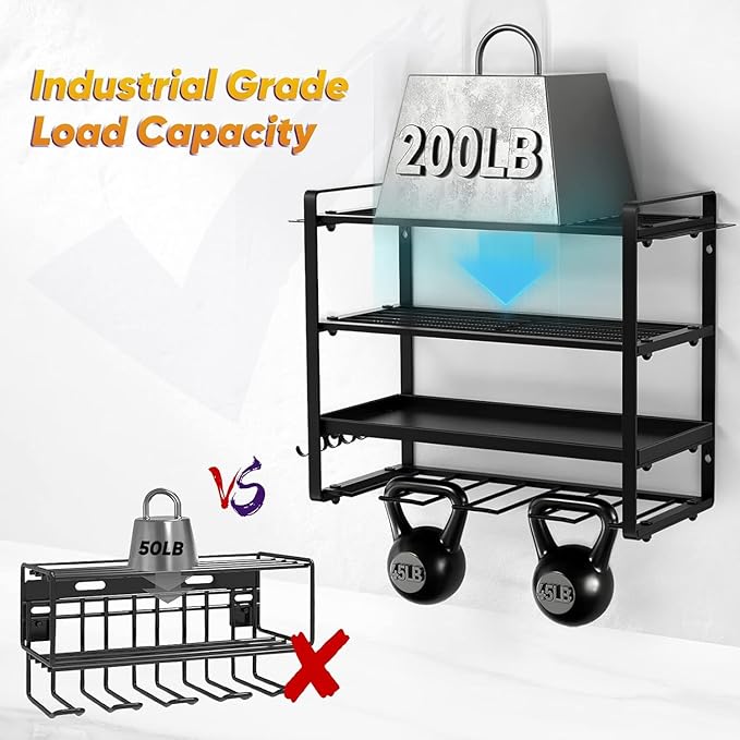 Power Tool Organizer Wall Mount, Heavy Duty Drill Holder, Garage Tool Organizer - Image 4