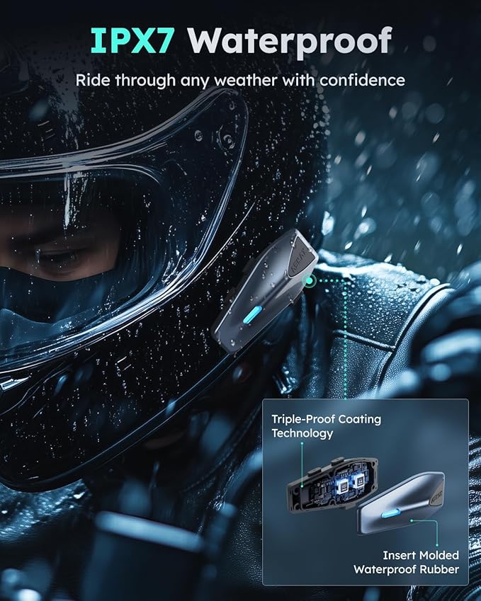 S1 Motorcycle Bluetooth Headset - Image 8
