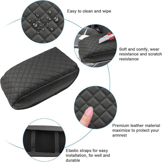 SXCY Fit for 2023 2024 Honda Accord LX EX Armrest Pad, Armrest Cover for 2023 - Image 5