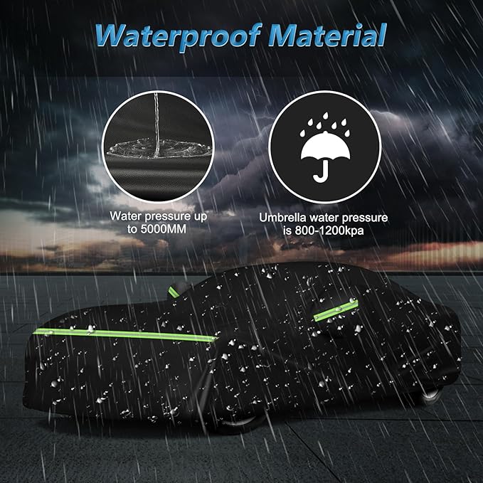 for Mustang Full Car Cover Waterproof All Weather, Outdoor Car Covers - Image 5