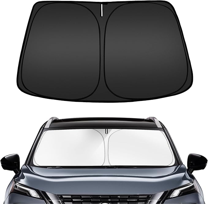 ARISMOTOR Windshield Sun Shade for Ni-ssan Rogue 2021-2025, Custom Fit Foldable by ARISMOTOR