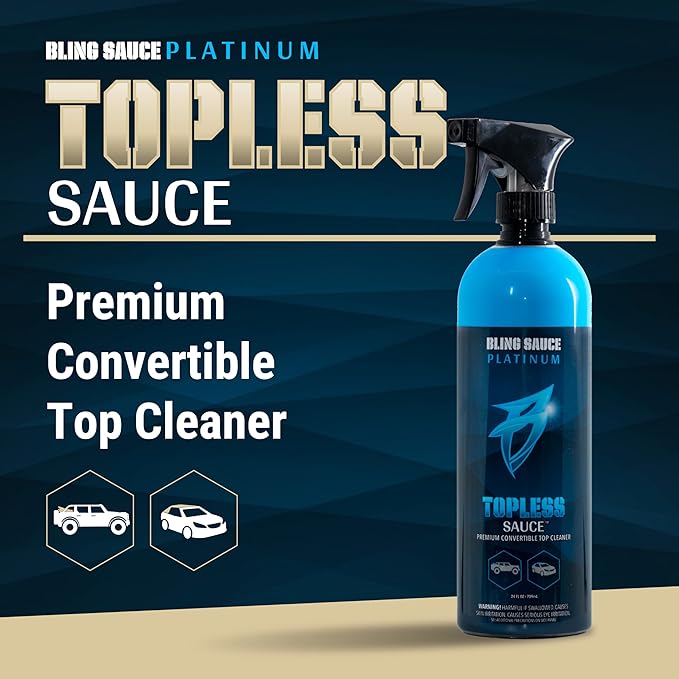 Bling Sauce Platinum: Topless Sauce, The BEST Convertible & Soft Top Cleaner - Image 3