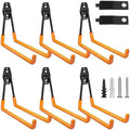 Garage Hooks Heavy Duty, 8 Pack Wall Mount Storage Hangers by Wallavant