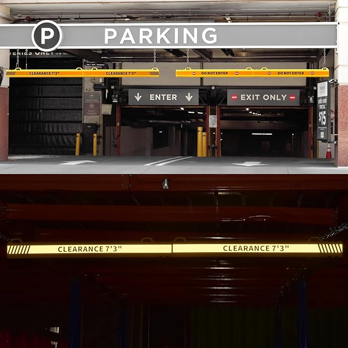 78" Parking Garage Height Clearance Bar - Image 2