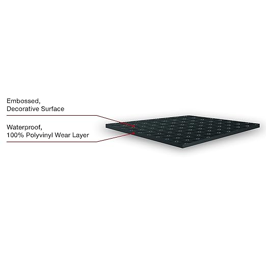G-Floor Large Coin Pattern Vinyl Garage Floor Protector Mat, Extremely Durable - Image 9