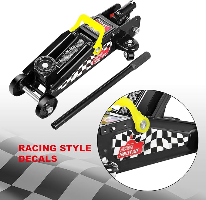 Floor Jack 1.5 Ton Hydraulic Car Jack, Lifting Range from 5.1 Inch to 12.6 Inch - Image 3