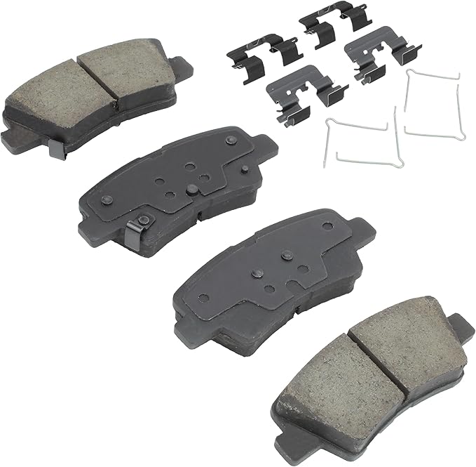 Premium Ceramic Rear Brake Pads Compatible - Image 2