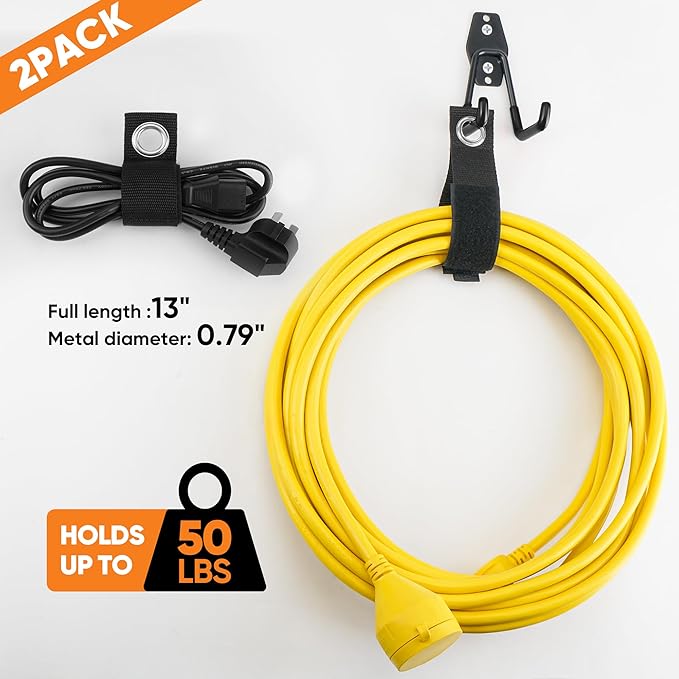 Nacial 26 Pack Garage Hooks Heavy Duty, Utility Steel Garage Storage Hooks - Image 7