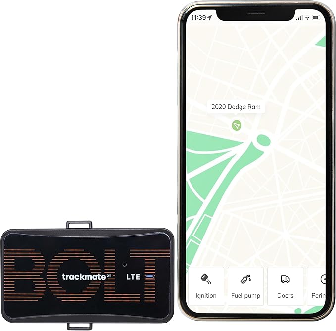 Bolt LTE 4G GPS Tracker for Vehicles, & Shipments by TrackmateGPS
