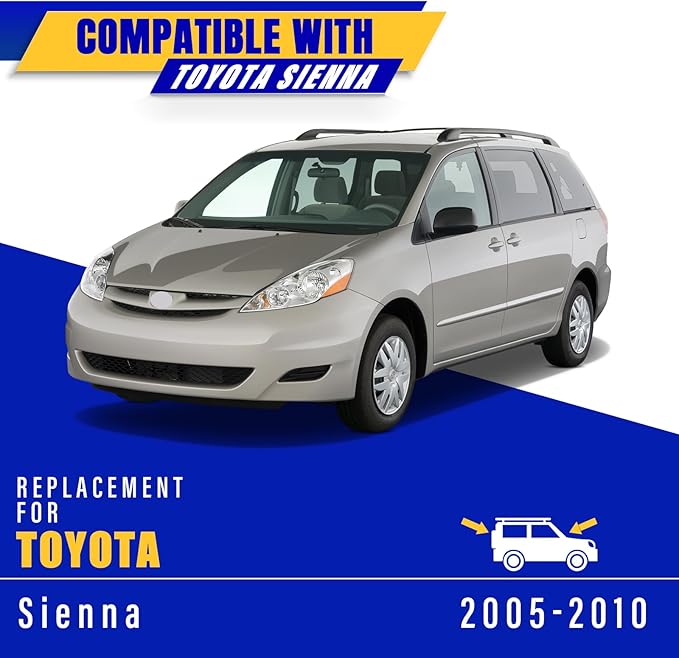 3 wipers Replacement for 2005-2010 Toyota Sienna, Windshield Wiper Blades - Image 5