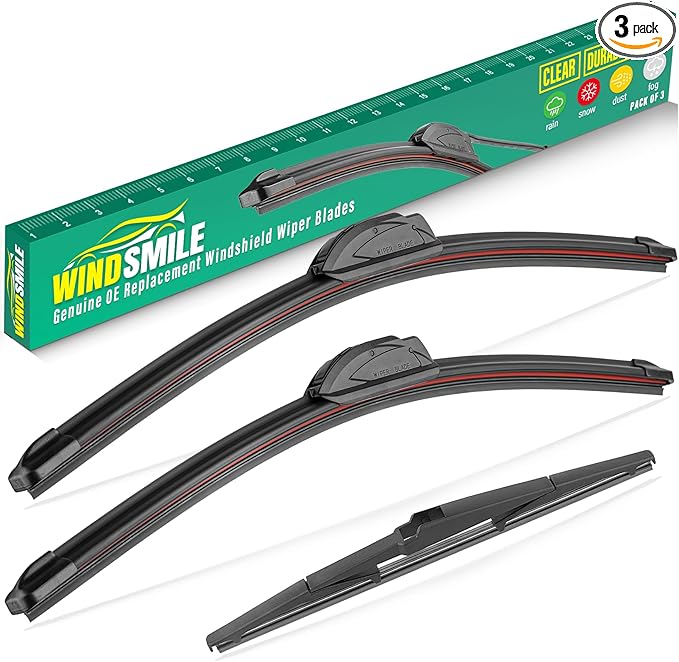 22" 21" 14" Windshield Wiper Blades Replacement by WINDSMILE