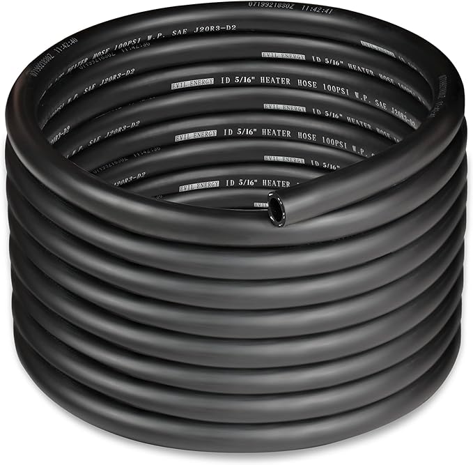 EVIL ENERGY 5/16" Heater Hose Coolant Radiator Straight 100PSI SAE 20R3 20FT by EVILENERGY