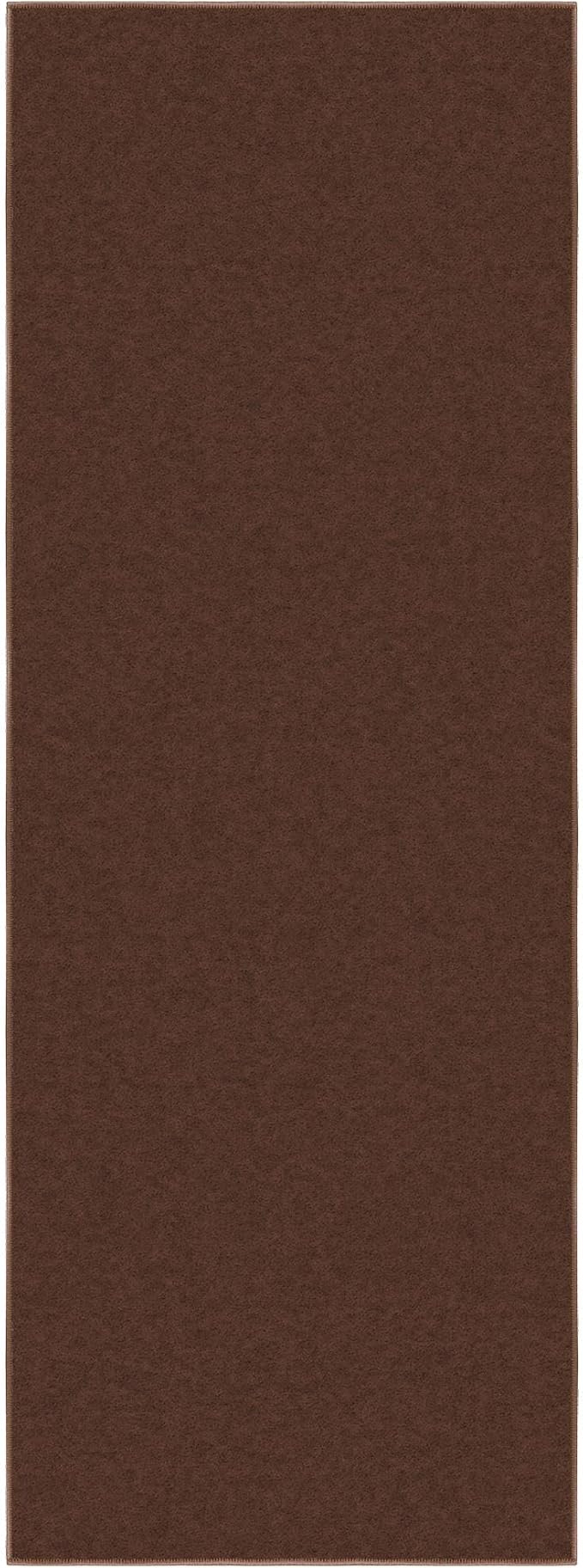 Ottomanson Hallway Runner Rug 2'2" x 6' Non Slip Solid Area Rugs Easy to Clean - Image 6
