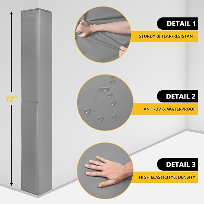 Wall Corner Guards & Edge Protector, Heavy Duty Wall Corner Protective Safety - Image 3
