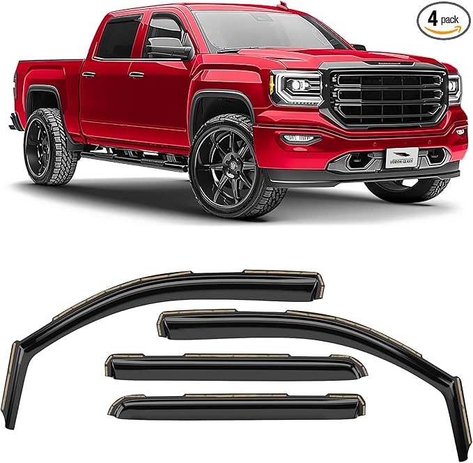Voron Glass in-Channel Extra Durable Rain Guards by VoronGlass-highqualityautoaccessories