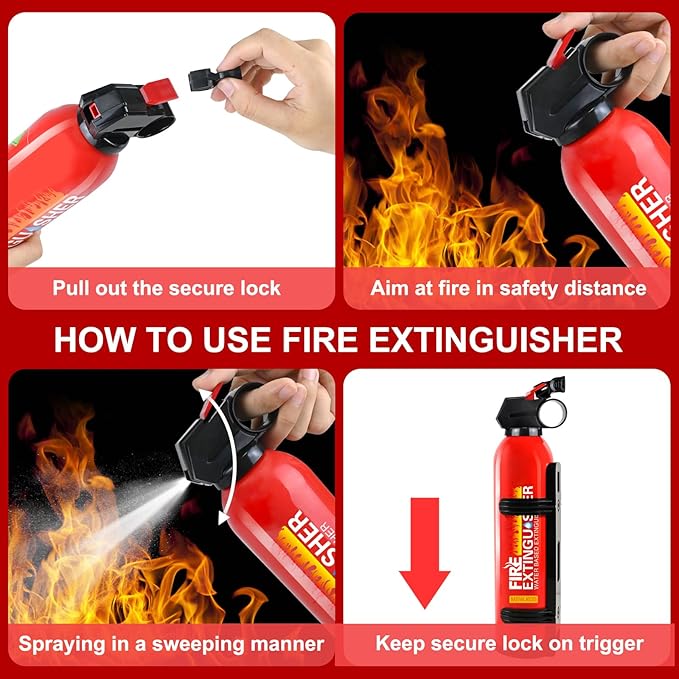 4 Pack Fire Extinguisher for Home - Image 6