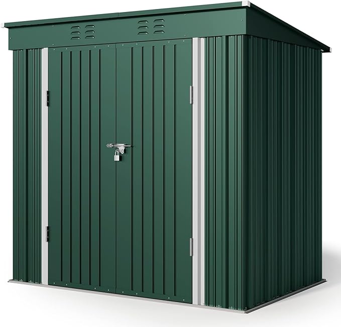 Gizoon 6' x 4' Outdoor Storage Shed - Image 9