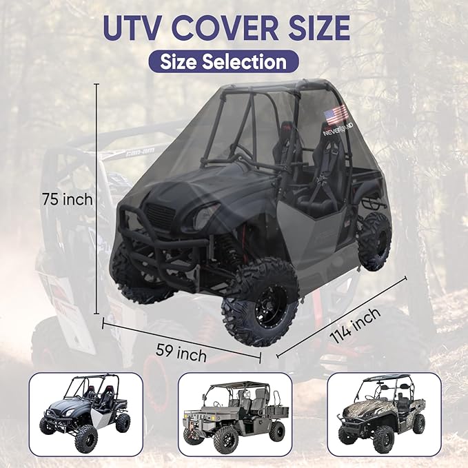 NEVERLAND UTV Covers 2 Seater - Image 6