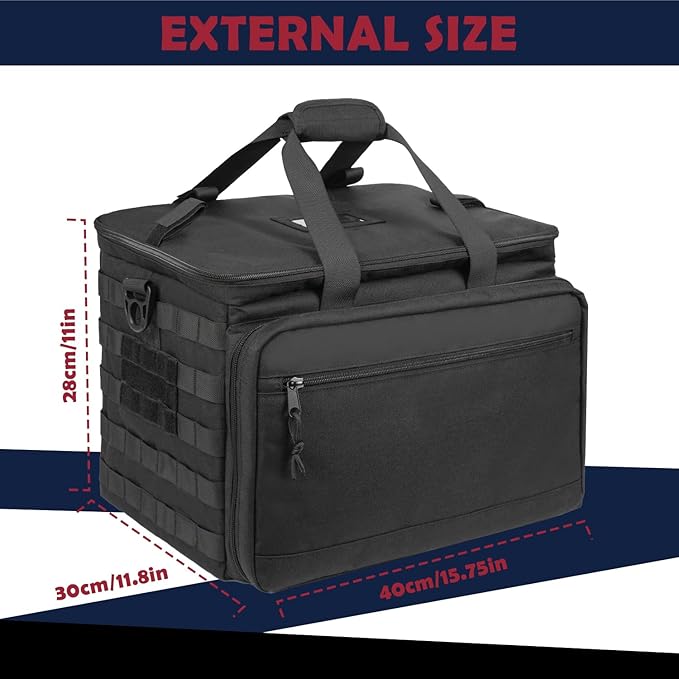 Patrol Bag Law Enforcement, Police Gear Car Front Seat Vehicle Organizer Bags - Image 7