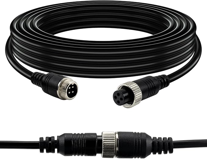 4-pin Aviation Video Extension Cable, Lonlonty Backup Camera Extension Cable - Image 6