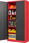 SISESOL Wide & Deep Metal Storage Cabinet by SISESOL