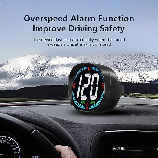 H2 GPS Speedometer Digital Speedometer GPS HUD Universal All Cars Head Up - Image 3