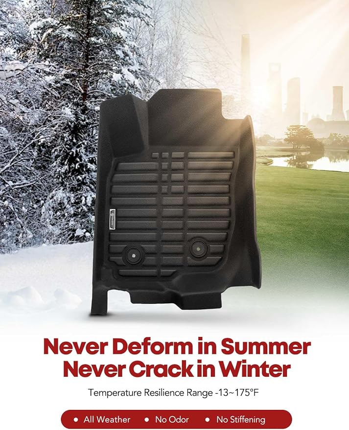 YHTAUTO Automotive All Weather Floor Mats Compatible - Image 8