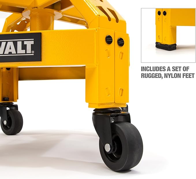 DEWALT Heavy-Duty Metal Rolling Stool - Image 3