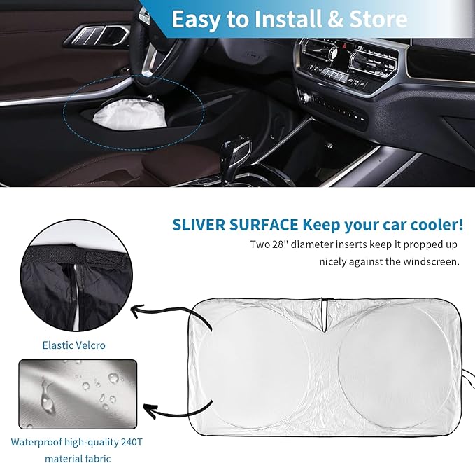 Custom Sunshade Windshield Sun Shade - Image 7
