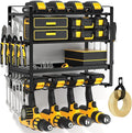 Power Tool Organizer Wall Mount, Heavy Duty Drill Holder, Garage Tool Organizer by POKIPO
