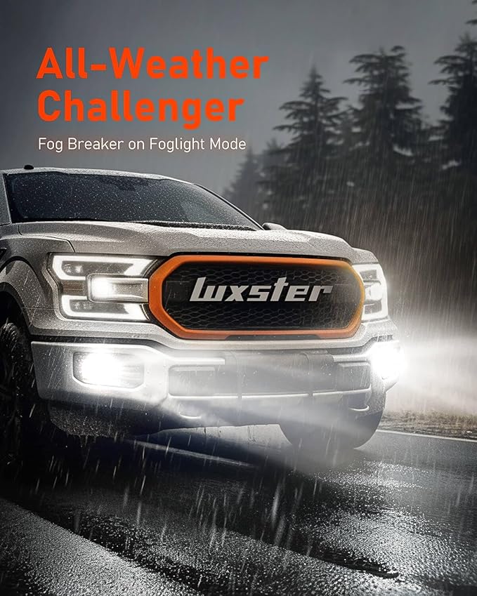 LUXSTER | Punisher H1 LED Bulbs, H1 Plug Adapters Included, 40000LM Ultra Bright - Image 3