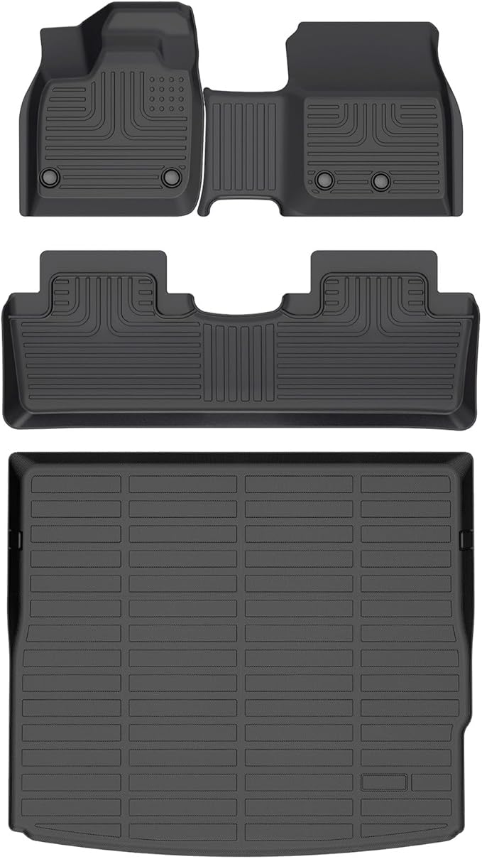 Wayhigh-All Weather Floor Mats and Cargo Mat Set Fit by Wayhigh