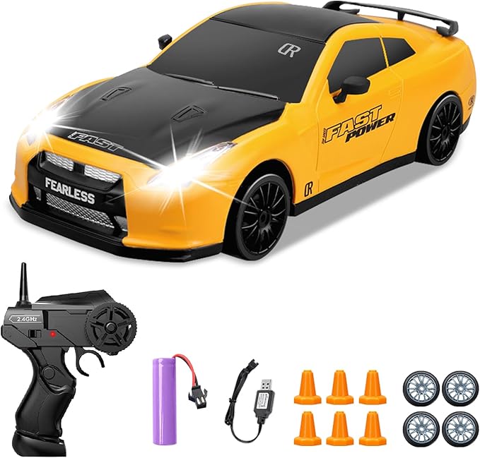 RC Drift Car 1/24 2.4GHz 4WD Remote Control Car, High Speed Drifting RC Cars by YUANPLAN
