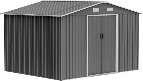 10X8 FT Outdoor Metal Storage Shed by ForEveryCornerofLife
