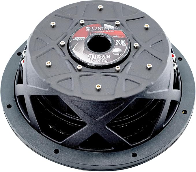 ORION XTR Series XTR12SWD4 Shallow Mount 12” Car Subwoofer, 2000W Max Power - Image 4
