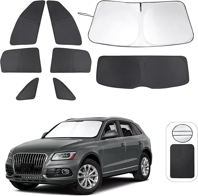 TINGLU Window Shades for Audi Q5 2009-2017/2014-2017 Audi SQ5 Accessories Car by TINGLU