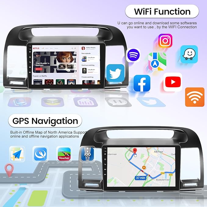 Car Radio for Toyota Camry 2000-2006 - Image 6