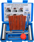 BETOOLL Universal Tire Repair Kit, Heavy Duty 22 Pcs Emergency Tire Plug Kit by BETOOLL