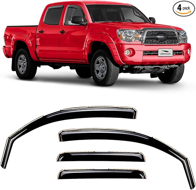 Voron Glass in-Channel Extra Durable Rain Guards by VoronGlass-highqualityautoaccessories