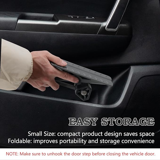 COWVIE Foldable Car Door Step Stand Pedal - Image 6
