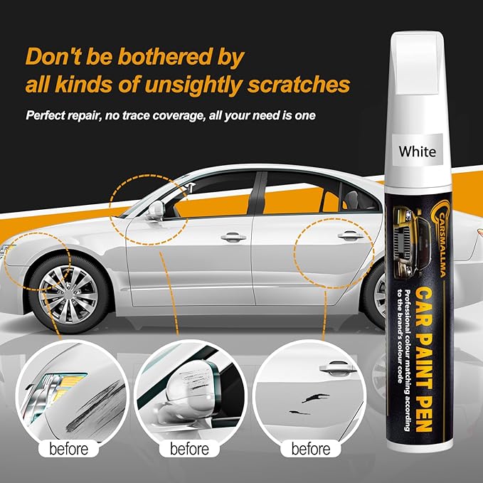 LC9A/0Q Pure White Car Touch Up Paint - Image 2