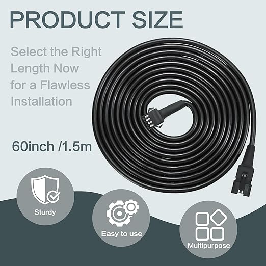 12 Pcs 4 Pin RGB Extension Cable RGB Wire - Image 2